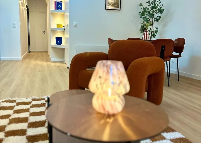 Chic & Confort A Amiens - 5 Min Gare, Terrasse - L\'Arcade -